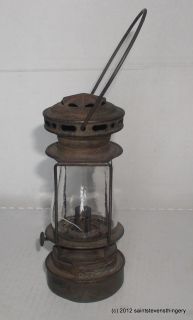 Antique Dietz Scout Skaters Kerosene Lantern Lamp Patent 1914