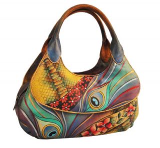   Handpainted Flap Satchel Handbags by Anuschka 4 New Designs NWT