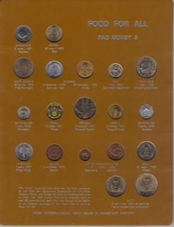 FAO 19 COIN MONEY BOARD 3 INC SOUTH KOREA 50 WON 1972 GEM RARE