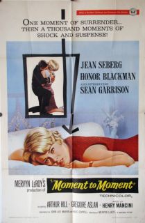 337 Moment to Moment 1sh Poster 1965 Sexy Jean Seberg