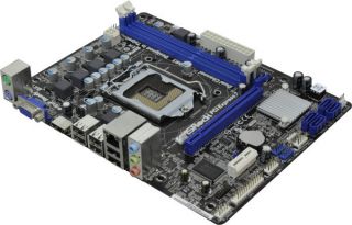 ASRock H61M HVS Intel H61 DDR3 PCIE3 0x16 D Sub HDMI USB Micro ATX 