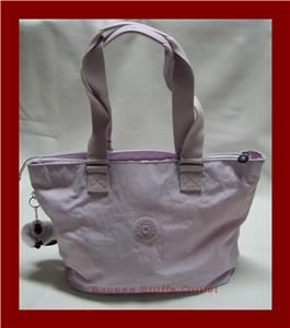 Kipling Pink Crush Aster M Bag Tote Handbag RARE New