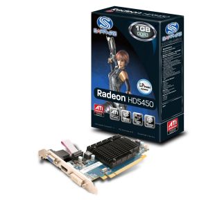 Sapphire ATI Radeon HD5450 HD 5450 1GB PCI E Video Card 100292DDR3L 