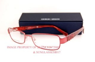 New Giorgio Armani Eyeglasses Frames 507 NFM Shiny Red