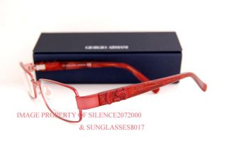 New Giorgio Armani Eyeglasses Frames 507 NFM Shiny Red