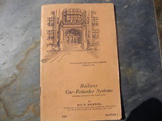 1944 Railway Car Retarder Systems Home Study Technical Booklet 