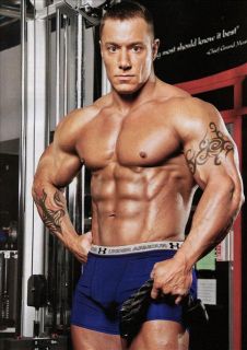 Mens Workout Magazine 4/12 muscle ANTONIO SABATO JR SCOTT CHAIN
