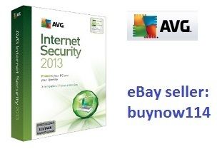 New Avg Internet Security 2013 3pcs 2years for PC and Android Device 