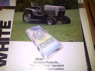 1979 white garden tractors brochure time left $ 0 99