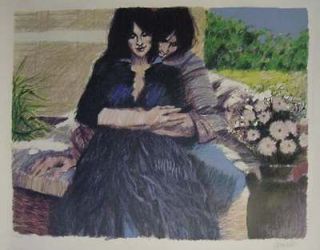 aldo luongo young lovers serigraph unframed from canada time left