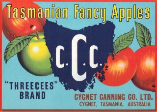 brand c c c variation type apple origin australia circa 1940 dist 