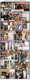 Ashton Kutcher and Demi Moore clippings cuttings L5