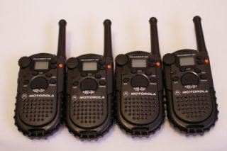 lot of 4 motorola talkabout 250 walkie talkies