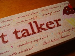 Sweet Talker Cupcake Bakery Cafe Coffee Shop Kitchen Cake Baker Decor 