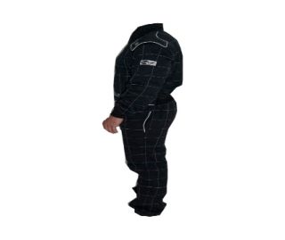 K1 Auto Racing Suit Nomex Vintage Black SFI Firesuit Race Gear Safety 
