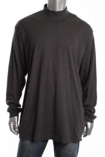 John Ashford New Gray Mock Turtleneck Long Sleeve Casual Shirt XXL 