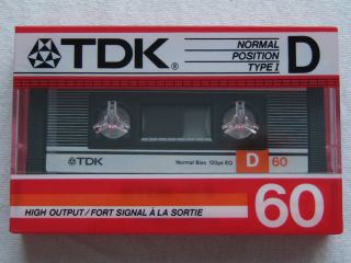   Type I 1986 Collectible Vtg Sealed Blank Audio Cassette Tape Japan USA