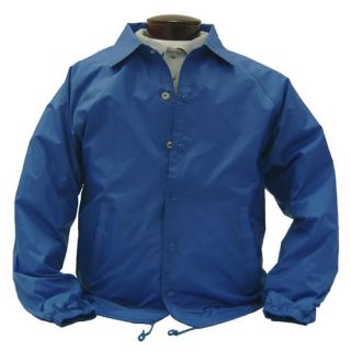 Auburn® Kasha Lined Nylon Coach Jacket, Adult, USA, 5+ Sports Colors 