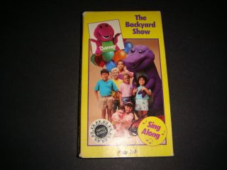 Barney VHS The Backyard Show