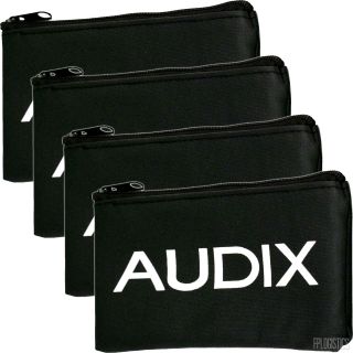 4X Audix P1 Microphone Pouch Bag Vocal Mic Carry Case New