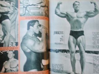  Muscle Magazine Arnold Schwarzenegger 10 69 Spanish