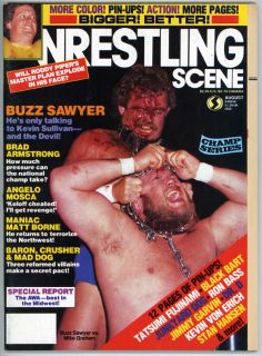 Wrestling Scene August 1984 Roddy Piper Junkyard Dog Von Erich WWE WWF 