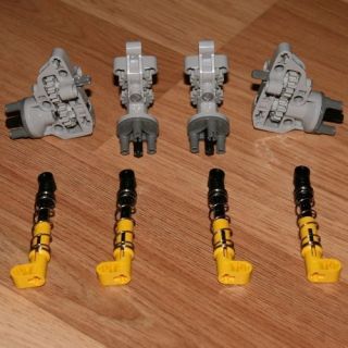 Lego Technic Portal Axles Gears Suspension Shock Absorber Wheel Off 