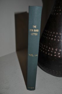 The Ayn Rand Letter Newsletter Objectivism Bound Volumes 1 4 1971 74 