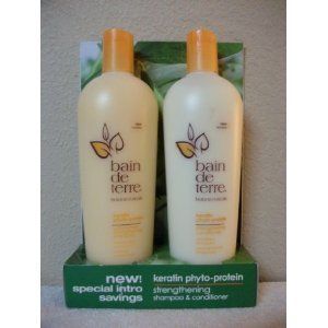 Bain de Terre Keratin Strengthening Shampoo Conditioner Duo 13 5 Oz 