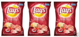 Lays Ketchup Potato Chips 3 Bags 2005 Canadian Penny