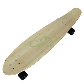 NEW 9x40 Bamboo wood KICKTAIL Skateboarding Longboard Complete