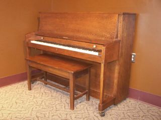 1980 BALDWIN STUDIO UPRIGHT PIANO 243 HAMILTON TUNED REGULATED