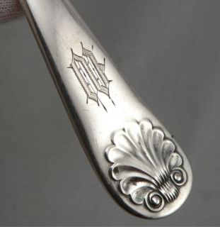 Atkin Bros Antique Sheffield England Sterling Silver Serving Spoon 