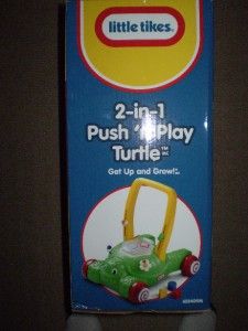BRAND NEW IN BOX Little Tikes 2   in   1 Push n Play Turtle