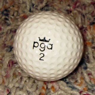 Vintage RARE PGA Official Golf Balls Sleeve of 3 1950s Black Crown 