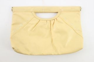 Vintage Lemon Yellow Clutchez Bag Bazaar Embroidery Clutch Purse 