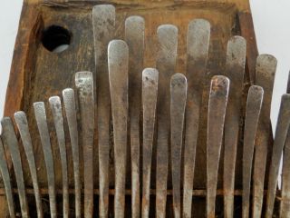 Antique African Thumb Piano Mali Tribe Ivory Coast   Lamellophones 