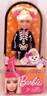 New Barbie Sister Kelly Chelsea Blonde Doll Skeleton