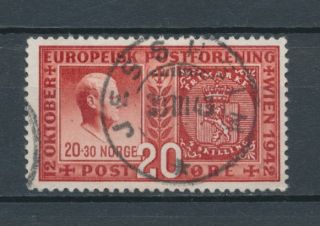 No 28582 Norway 1942 20 Ö Postal Union Nice Cancel