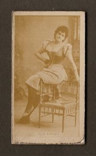 1890’s N245 Sweet Caporal Actresses Card Lillie Bartlett