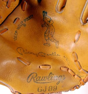 High Grade Rawlings Mickey Mantle Model Baseball Glove