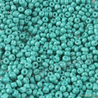   Charms Turquoise Blue 2mm Glass Mini Seed Jewelry Making Beads