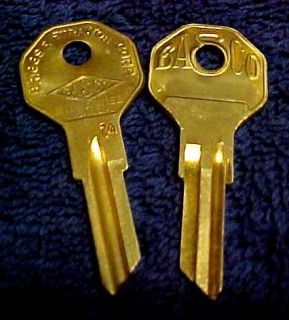 NOS B&S BASCO Ignition Keys Early Harley & Indian
