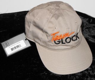 Team Glock Pistol Cap Low Profile Baseball Hat NEW W Tags Khaki 