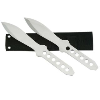 since 1999 2 pc stainless steel throwing knife set 7