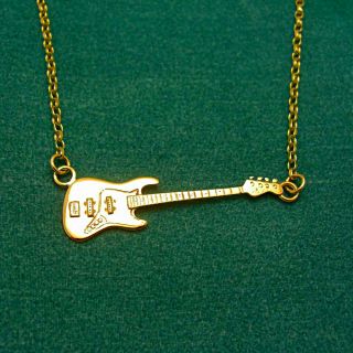   Fender Electric Jazz or Precision Bass Guitar Pendant Necklace