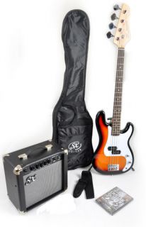 SX Ursa 1 RN PK 3TS Bass Guitar Package w/Free Amp, Carry Bag, Cord 