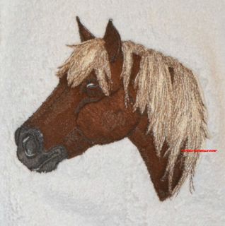 Rocky Mountain Horse Set of Two Bathroom Hand Towels