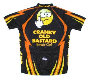 Cranky Old Bastard Bicycle Club Cycling Jersey Mens with Socks Bike 