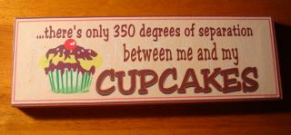 New Whimsical Cupcake Bakery Cafe Coffee Shop Kitchen Cake Baker Decor 